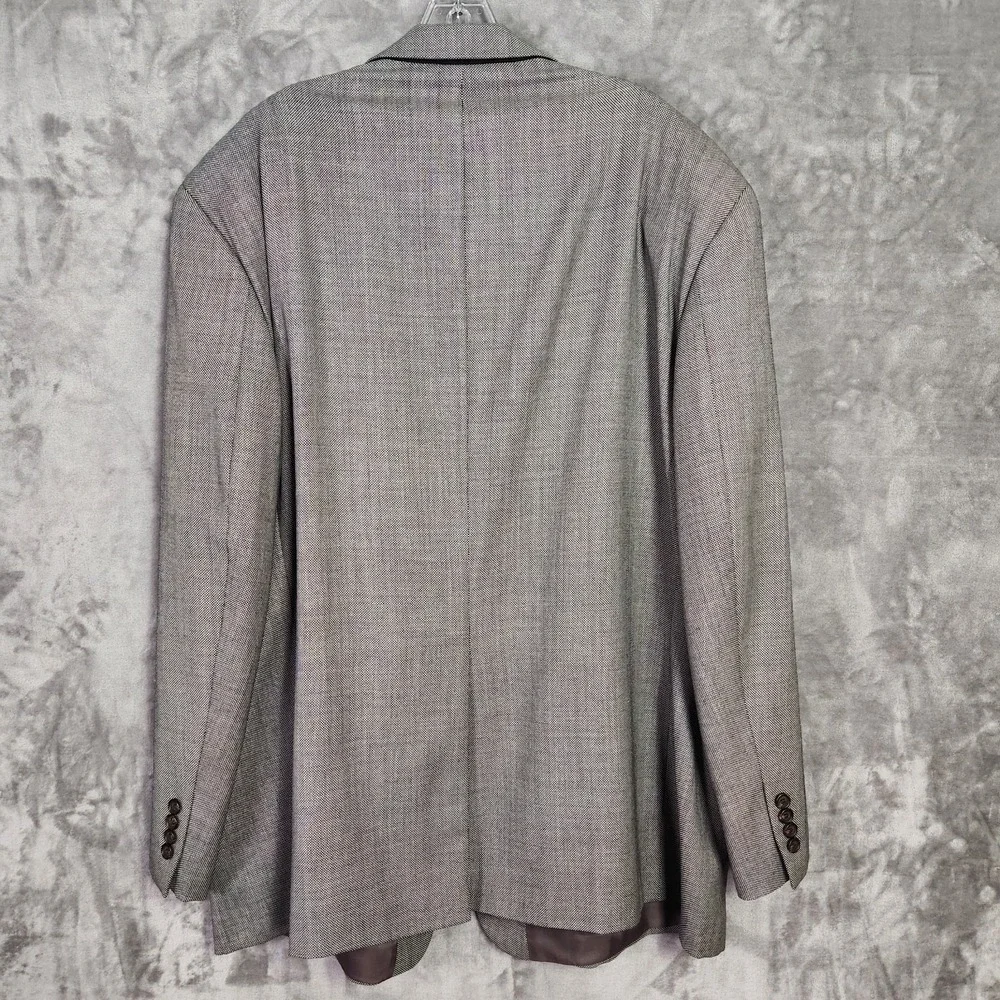 Lauren Ralph Lauren Blazer Mens 50R Gray Birdseye Wool Classic Preppy Career‎